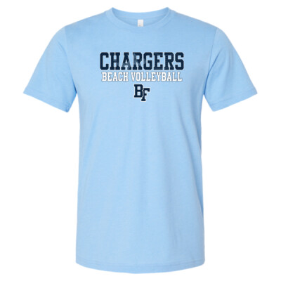 Unisex Chargers Beach Volleyball T-shirt Thumbnail