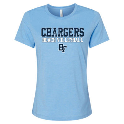 Ladies Chargers Beach Volleyball T-shirt Thumbnail