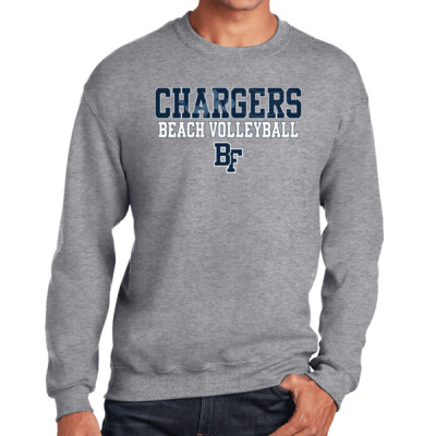 Unisex Chargers Beach Volleyball Crewneck Sweatshirt Thumbnail